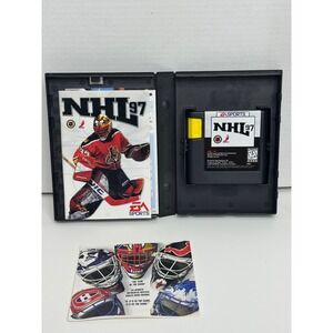 NHL 97 Sega Genesis EA Sports Hockey Game CIB Case Manual 16-Bit 014633076035